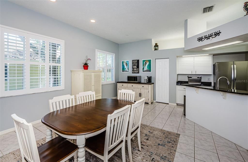 Dining room can also be condensed to far wall and where dining table is can be a family room.