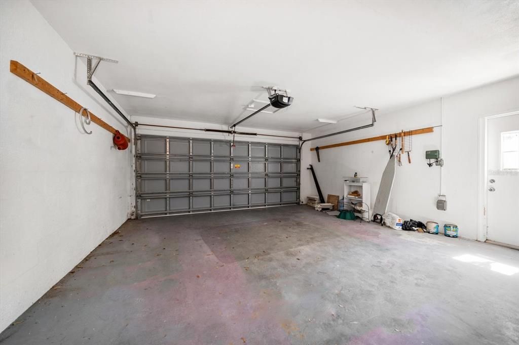 Garage with automatic opener