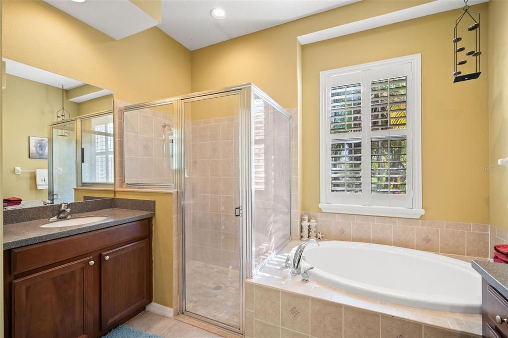 Dual Sinks in Master Bathroom