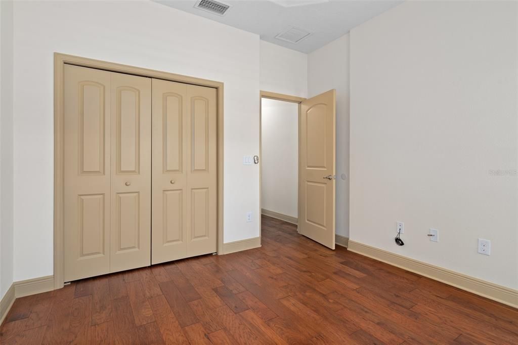 Notice the large closet in this bedroom