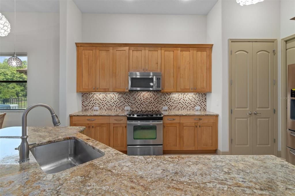 Notice the Gorgeous Granite Counter Tops