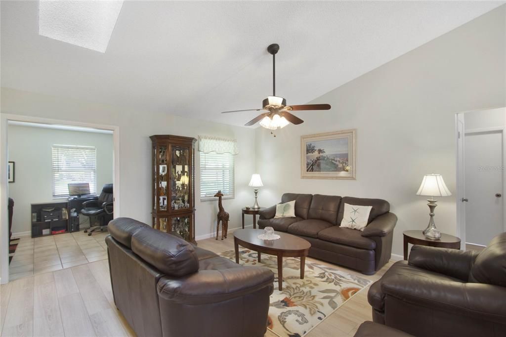 Living Room Overlooking Florida Room