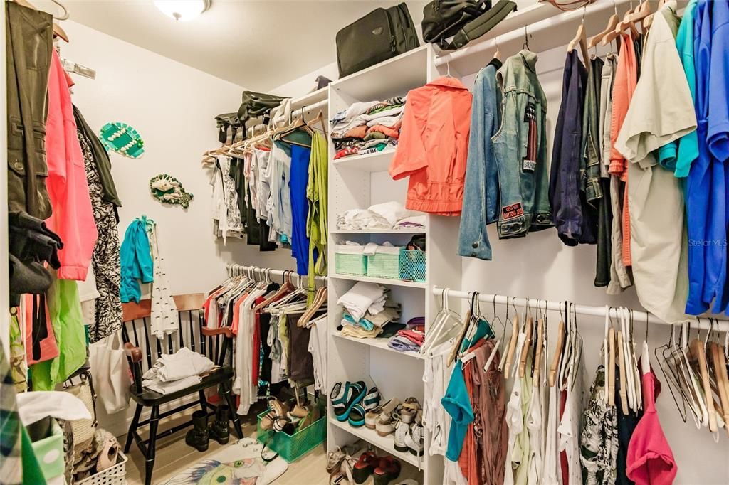 Master Walk-In Closet