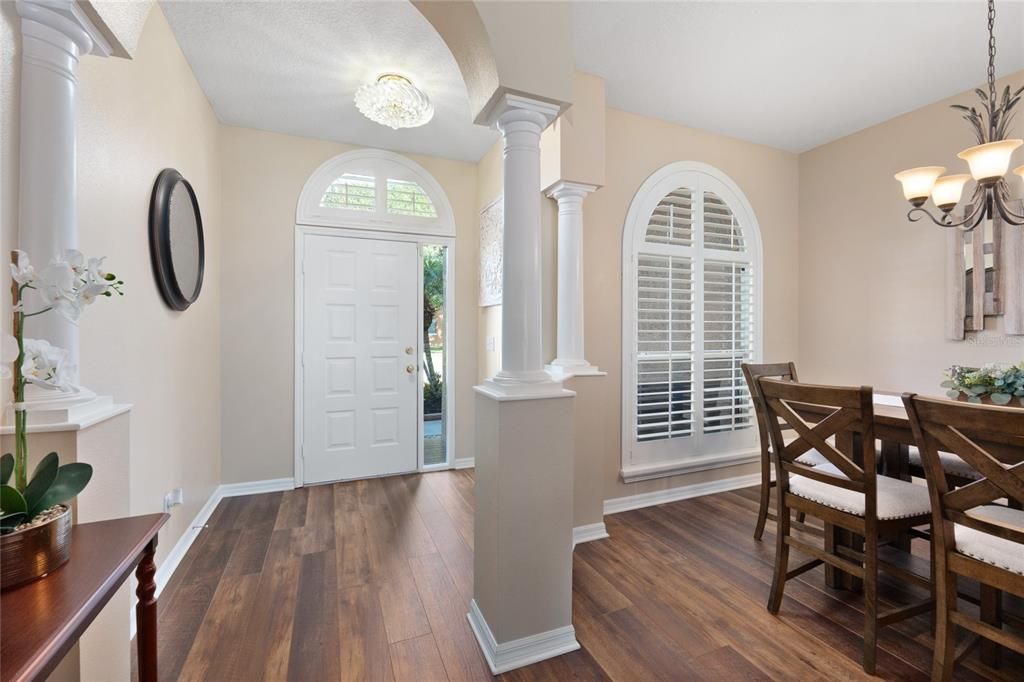 Welcome your guests into this inviting foyer!