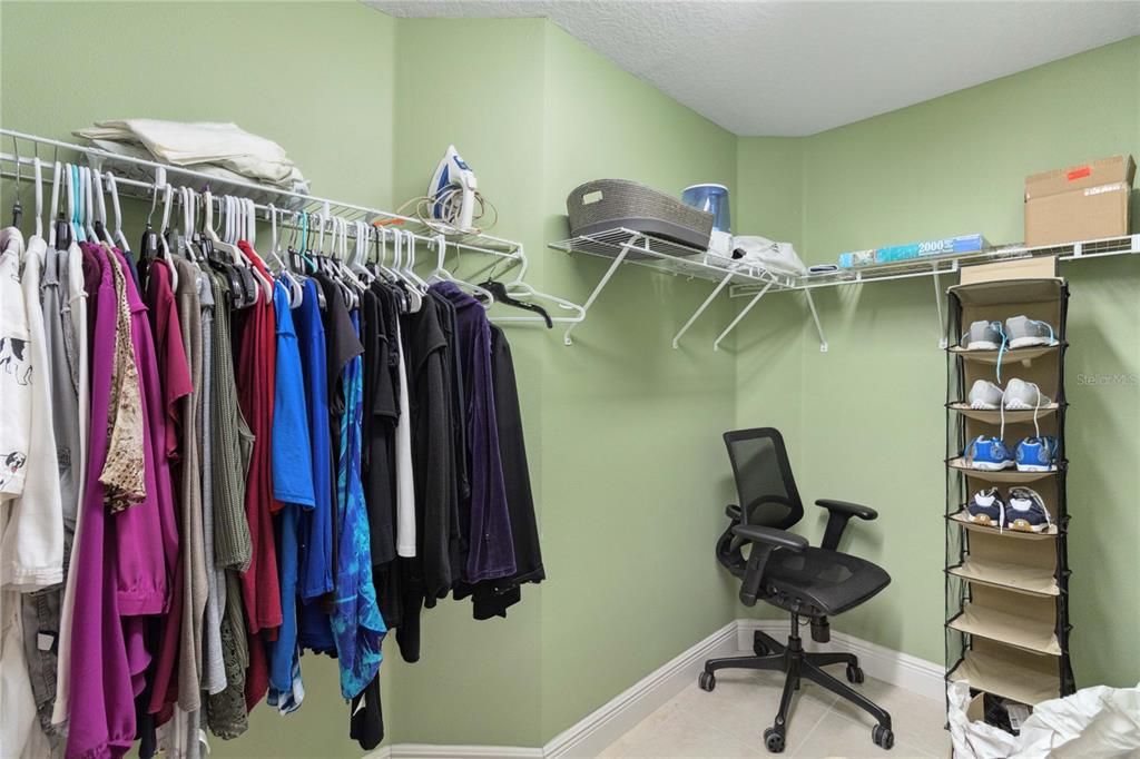 Primary Walk-in Closet