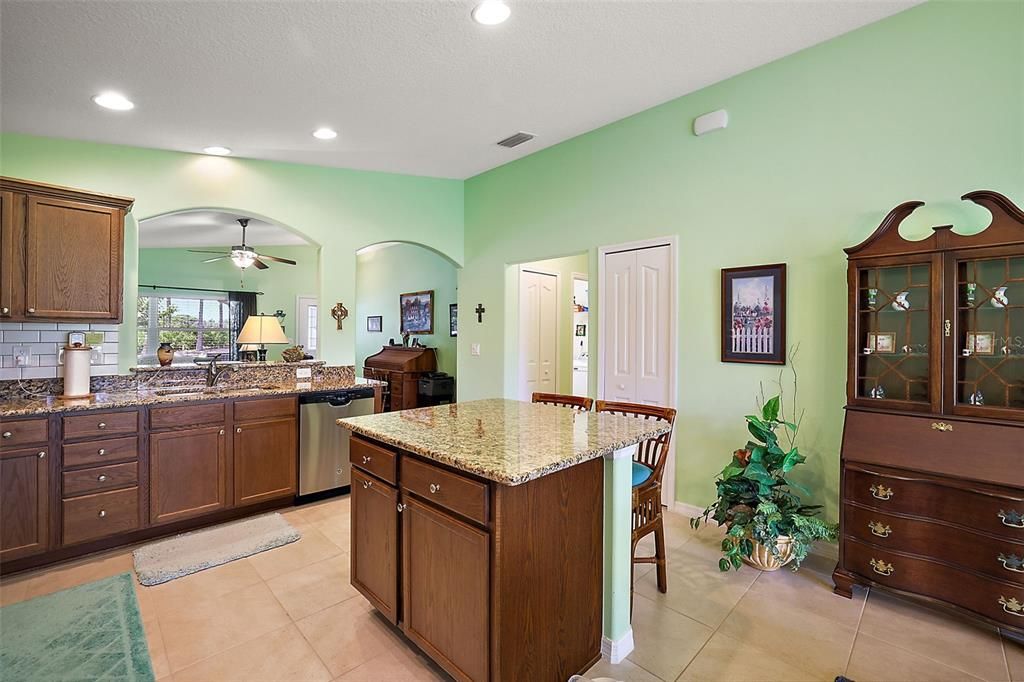 Lovely Granite Counter tops In Kitchen & Master Bath. Cultural Marble Counter top in Hall Bath. Roomy Pantry in kitchen & another right around the corner in hall way.