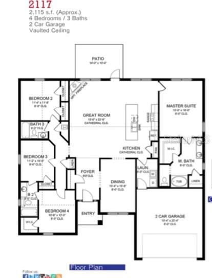 Active With Contract: $3,200 (4 beds, 3 baths, 1608 Square Feet)