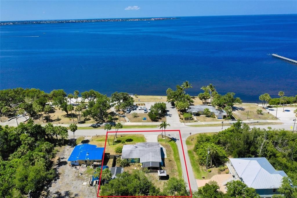 Arial showing Charlotte Harbor