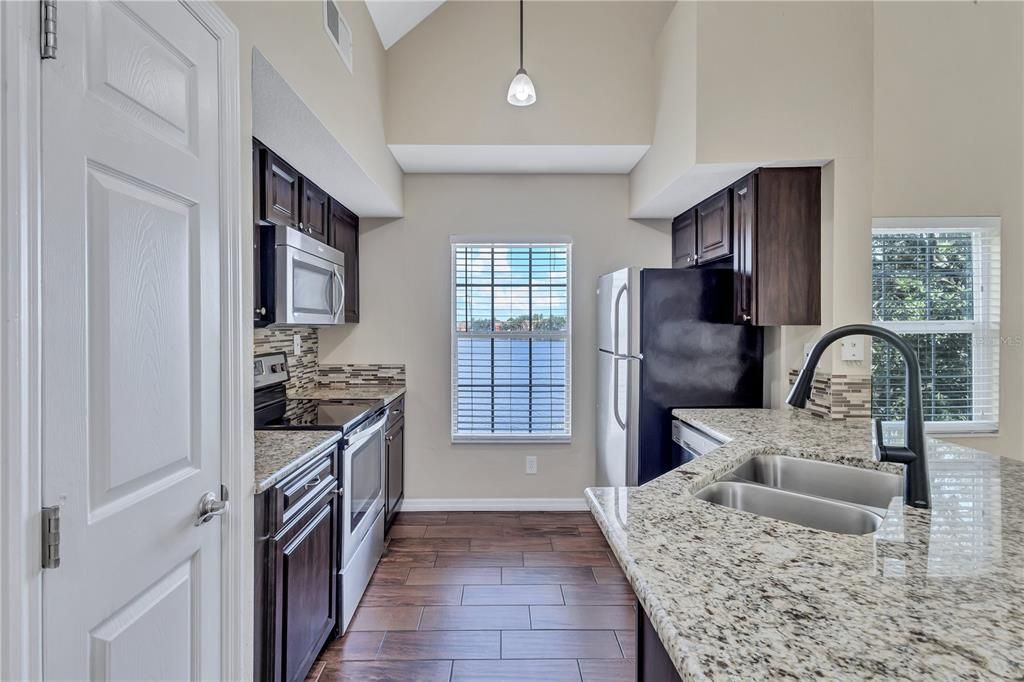 Hallway between bedrooms