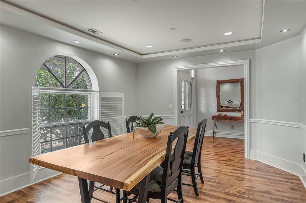 Dinning room from kitchen