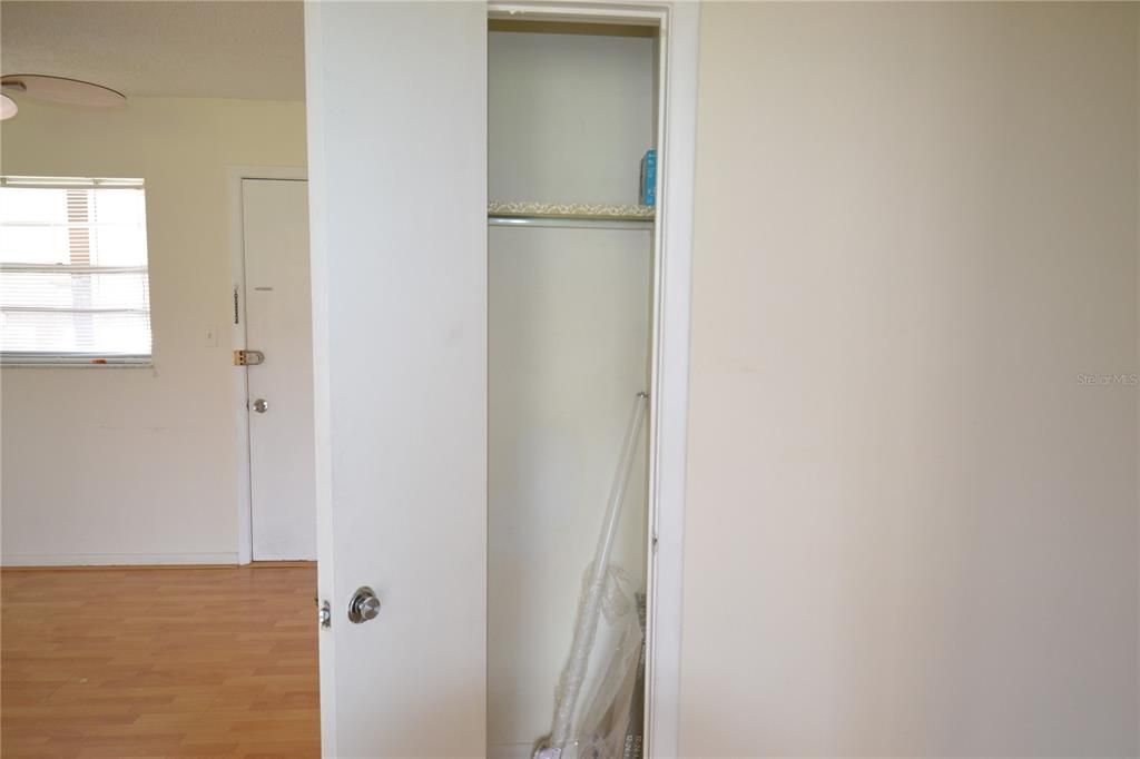 Storage closet in Hall