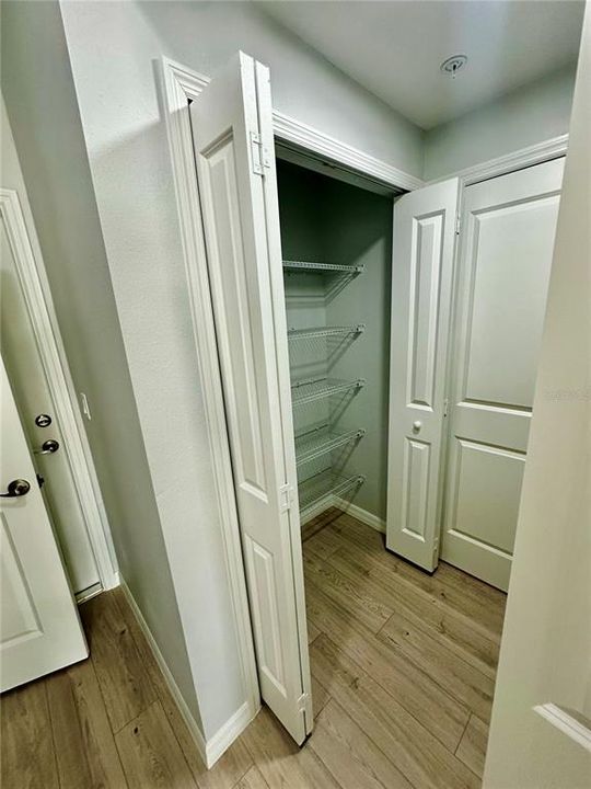 Downstairs 1st Floor Closet