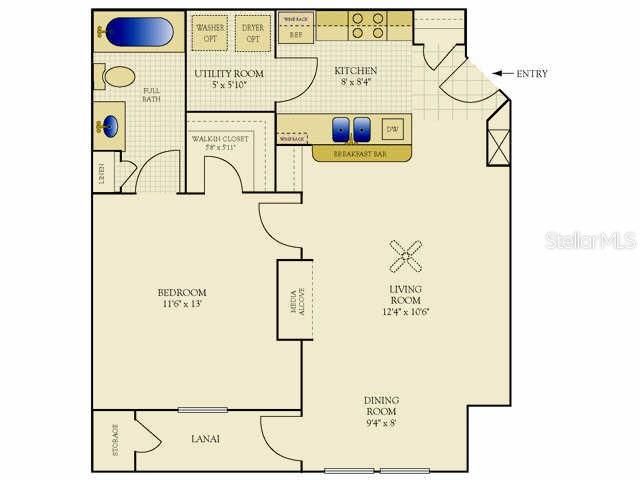 Active With Contract: $1,250 (1 beds, 1 baths, 702 Square Feet)