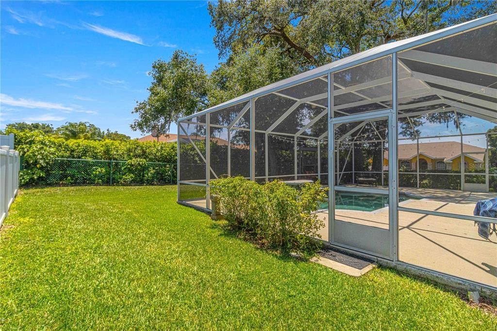 Screen Enclosed Saltwater Pool