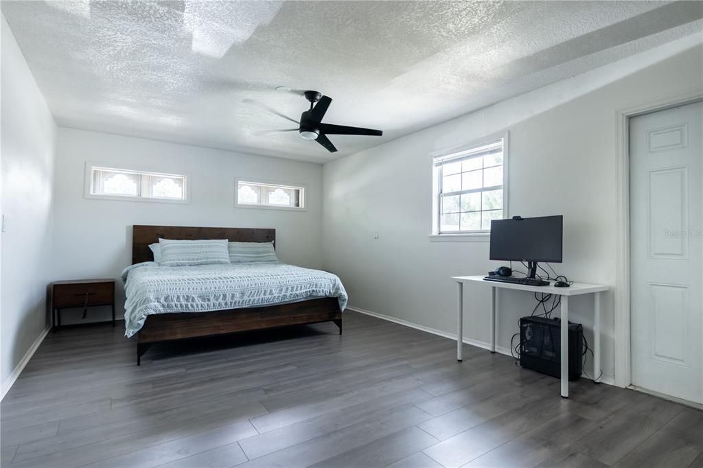 Garage Converted to Master Bedroom