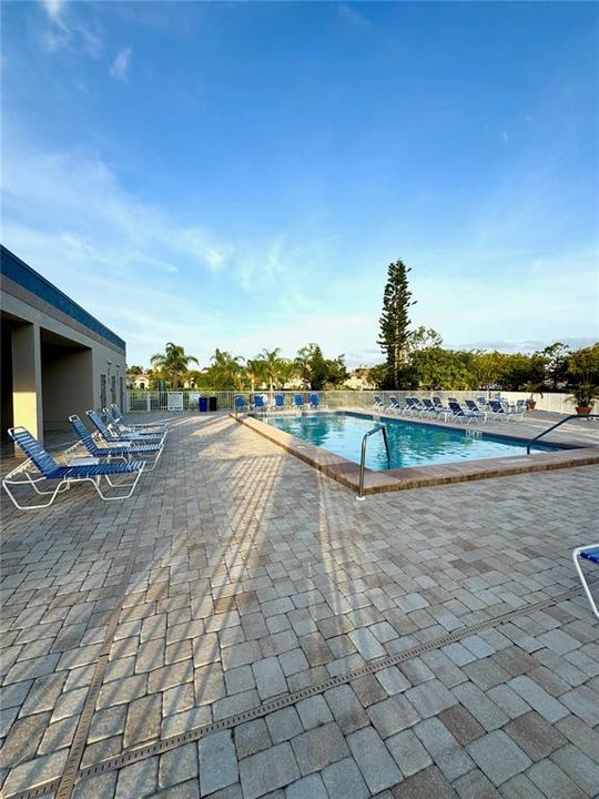 Resort-style pool.