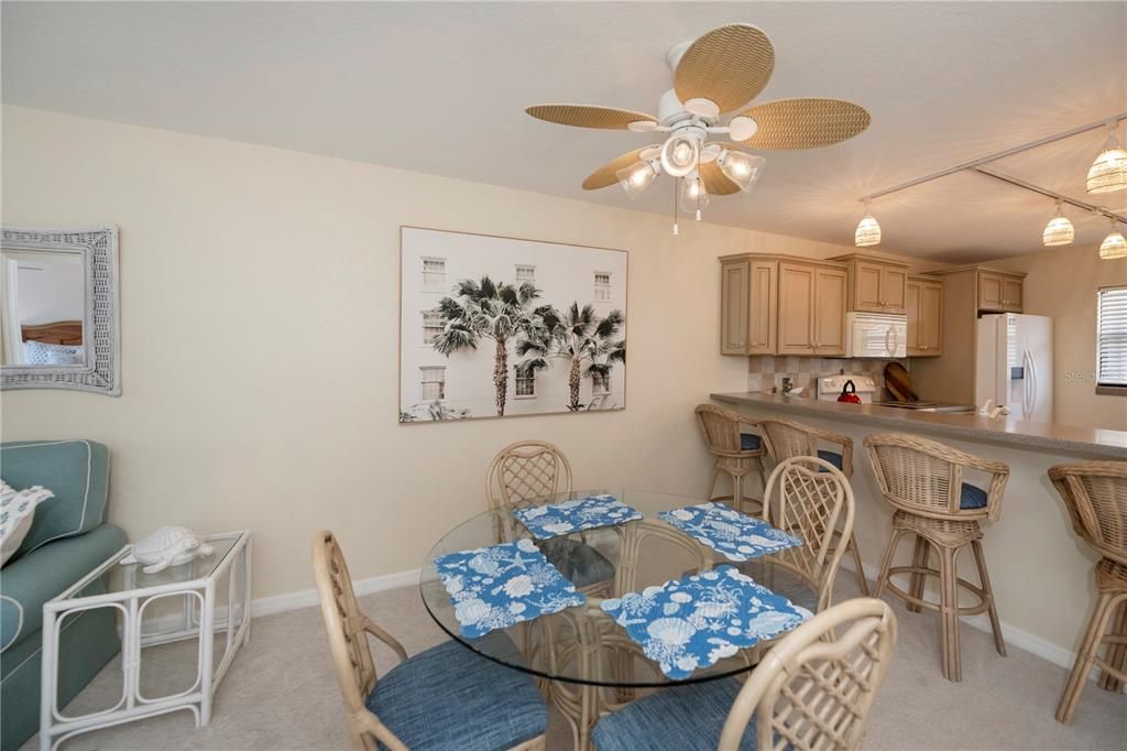 Dining room open to Kitchen and living room