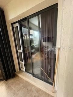 Sliding doors to Primary Bedroom