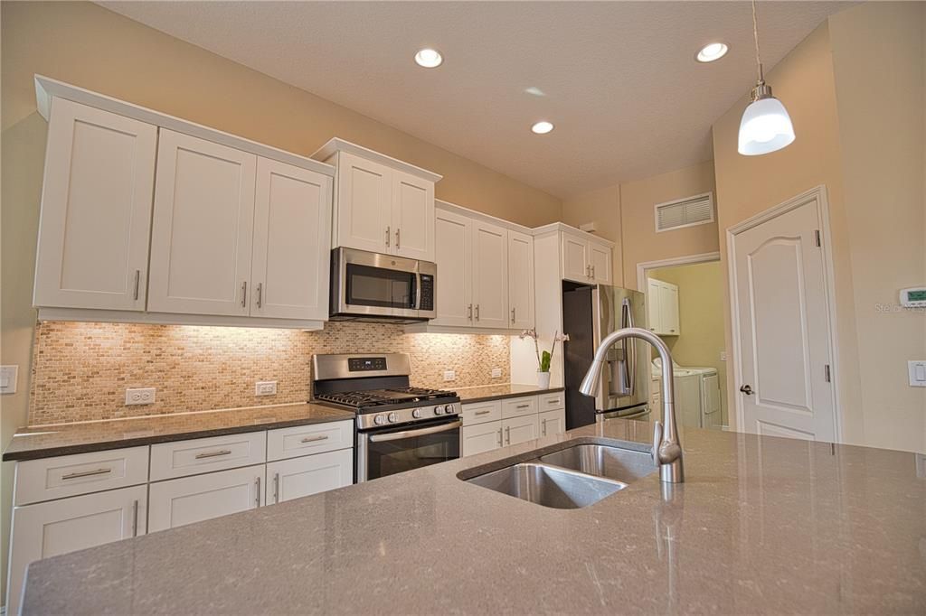 Spacious kitchen with walk-in pantry