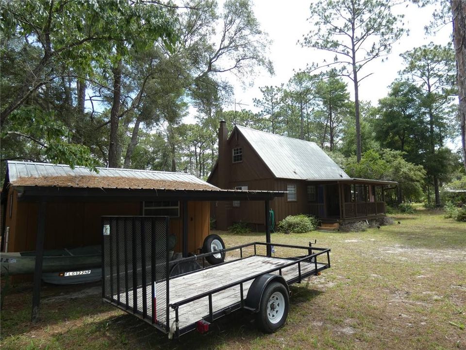 1st shed with game room.