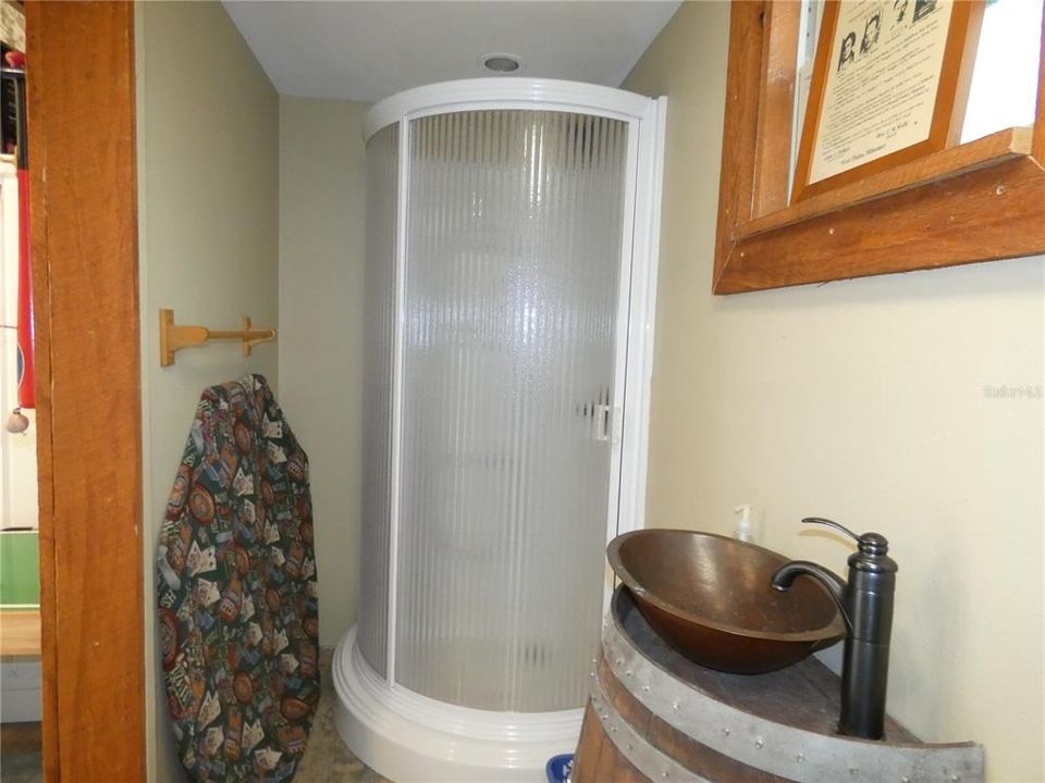 Game room shower