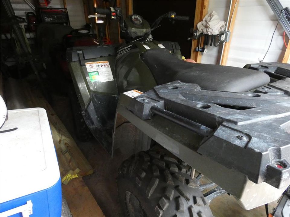 4 wheeler optional for purchase in shed #2