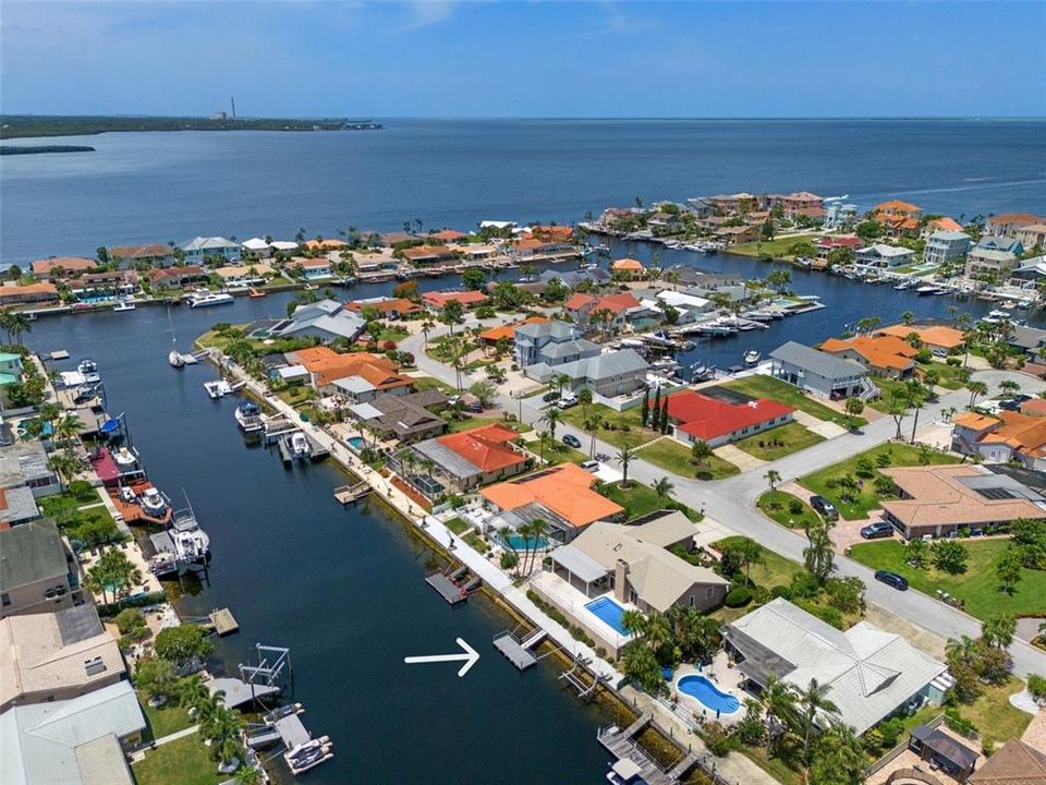 Location, Location Location!!!  This view confirms you are at the end of the peninsula - Great Sailboat access deep water canal - Not tide sensitive.