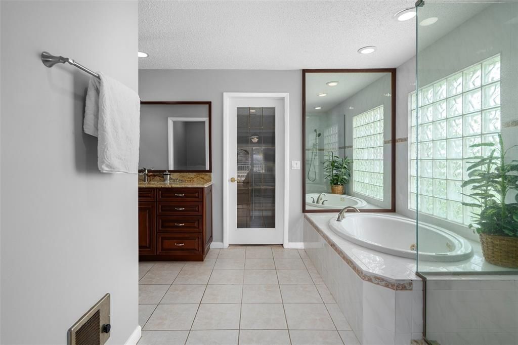 Spacious Master Bathroom