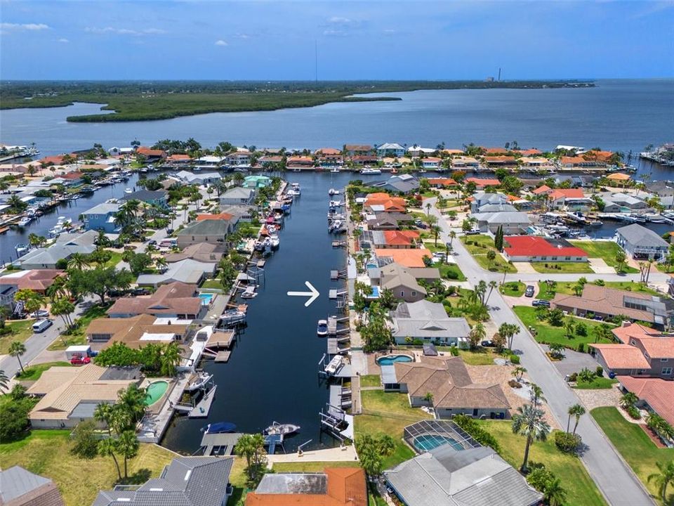 South Chanel  - Great Kayaking as well.   Out to Anclote Beach - Floating Food and beer boat by Anclote Beach ready to serve cold beer and a snack.