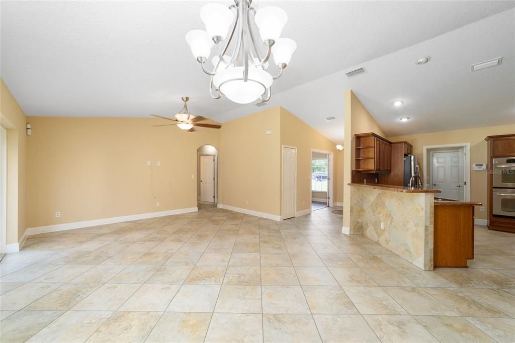 Entrance towards two bedrooms.