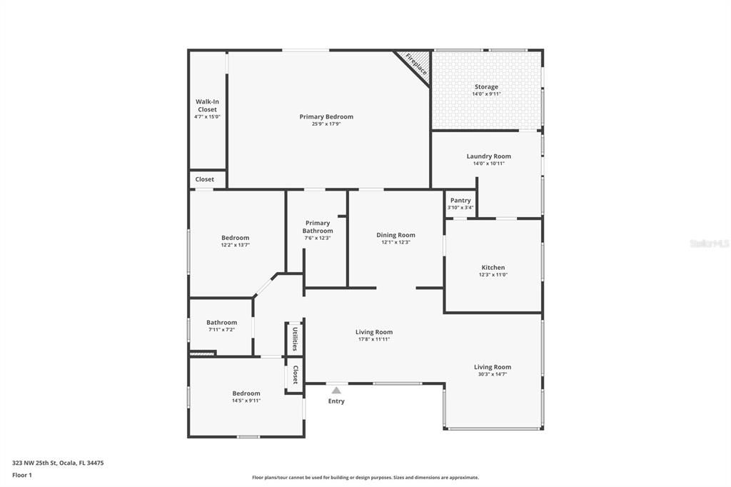 For Sale: $289,900 (3 beds, 2 baths, 2021 Square Feet)