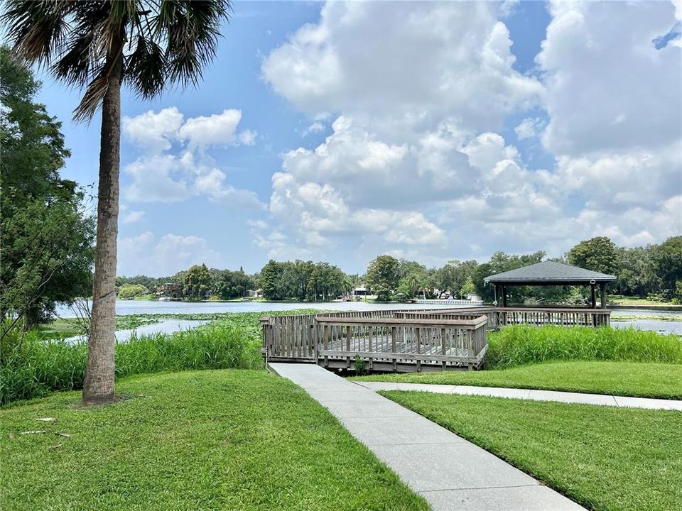 Community Dock along Canal