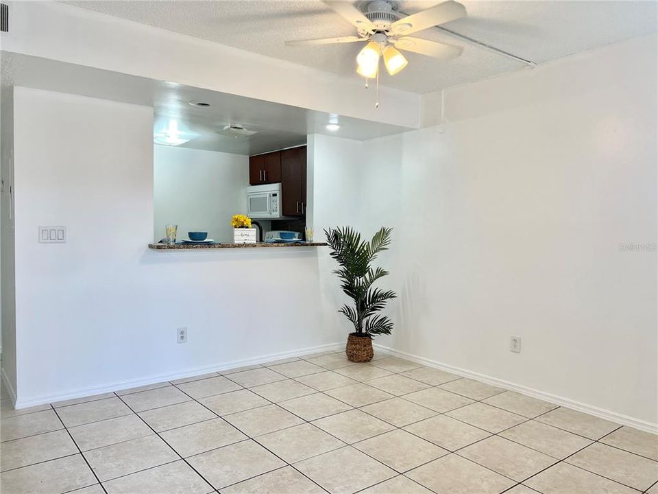 Living Area - Ceramic Tile Floors