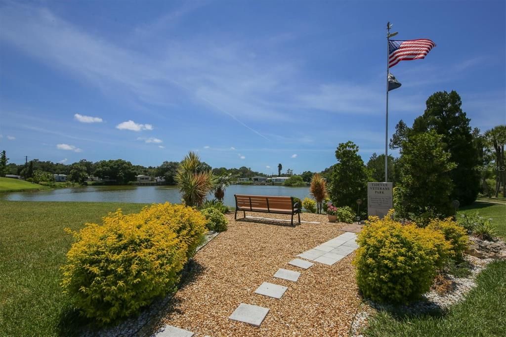 Veterans Park on Egret Lake