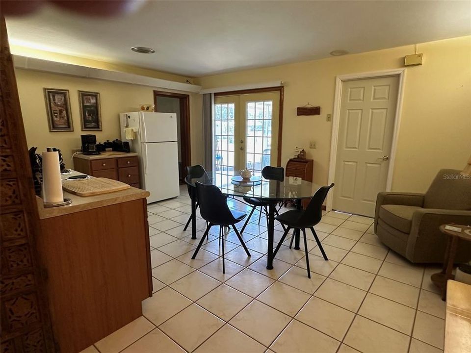 French Door to Screened Porch