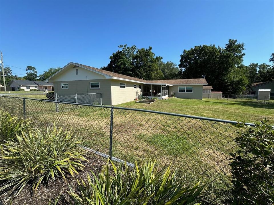 All Fenced in Back Yard