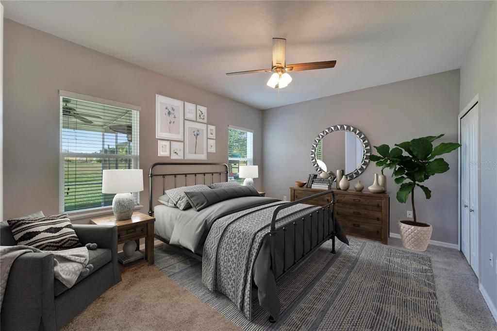 Virtually Staged - look at this master bedroom! wow!