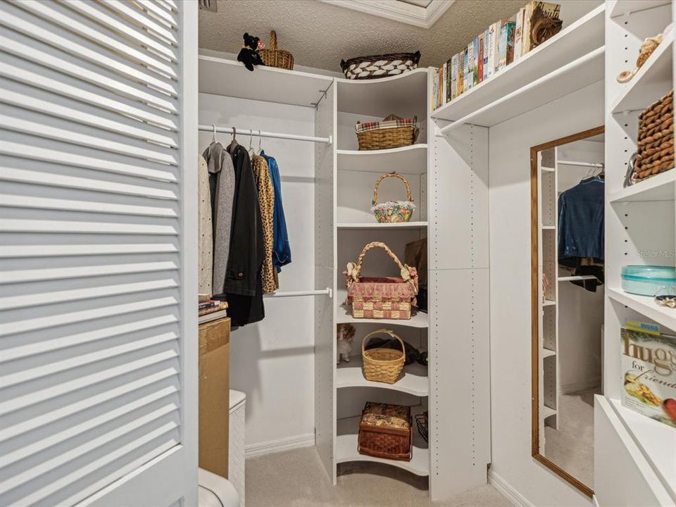 Large Walk-in closet with plenty of storage