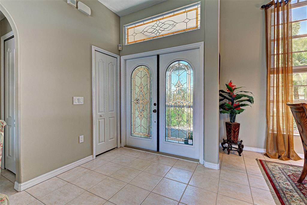 STAINED GLASS ENTRY WAY