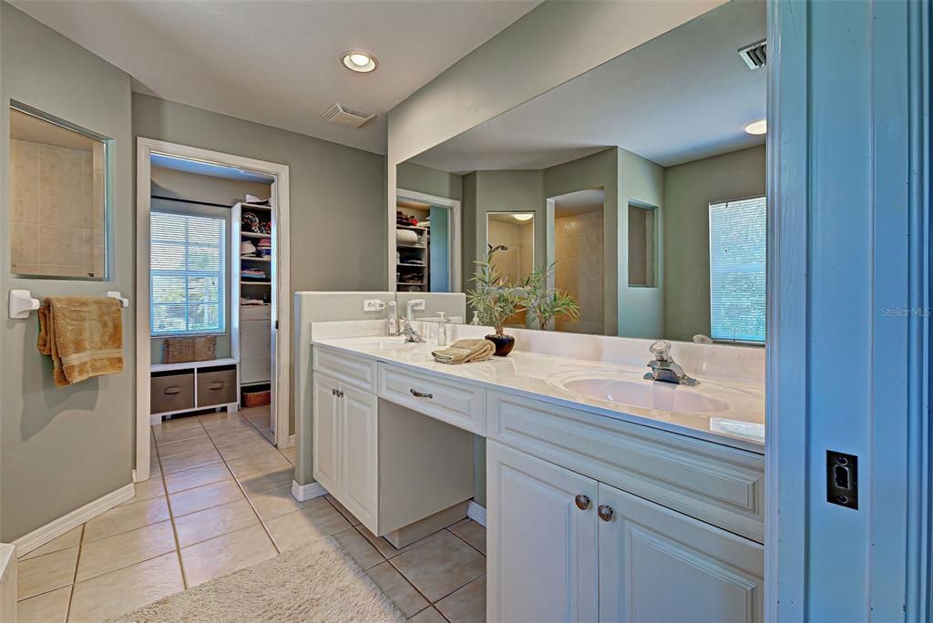 MASTER BATH DOUBLE SINK VANITY