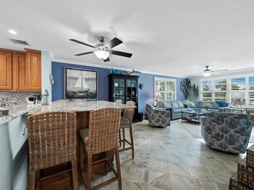 Wherever you are in this fabulous home, you can see Sarasota Bay!