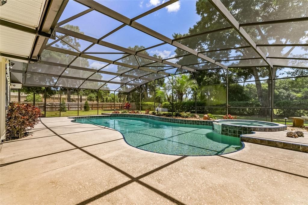 Salt Water Pool/Spa Patio