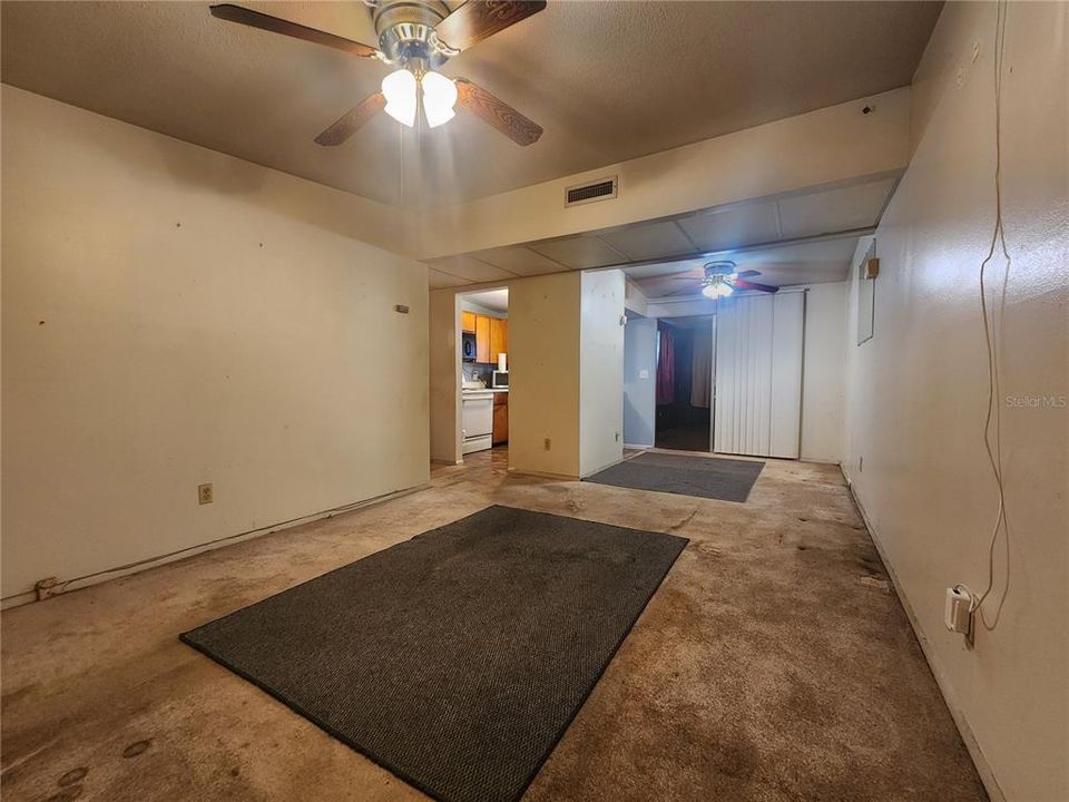 Large living room towards dining room.