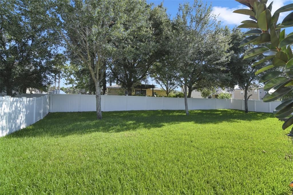 Your backyard is FULLY FENCED with mature trees for added privacy, bring your imagination and create the backyard oasis of your dreams.