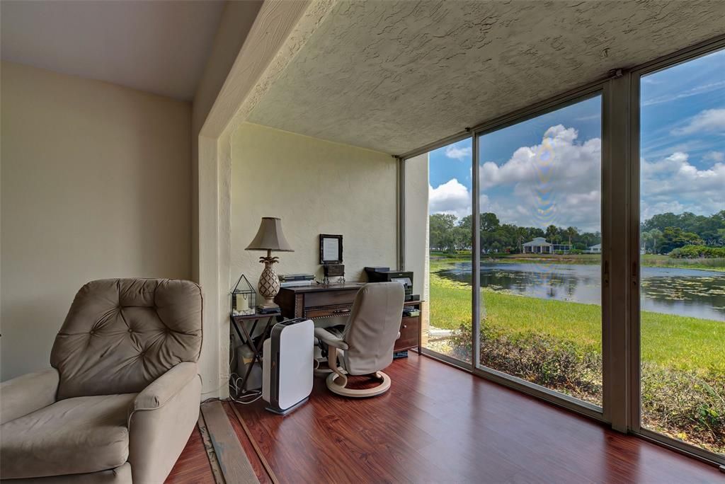 Lanai under air and part of the living space