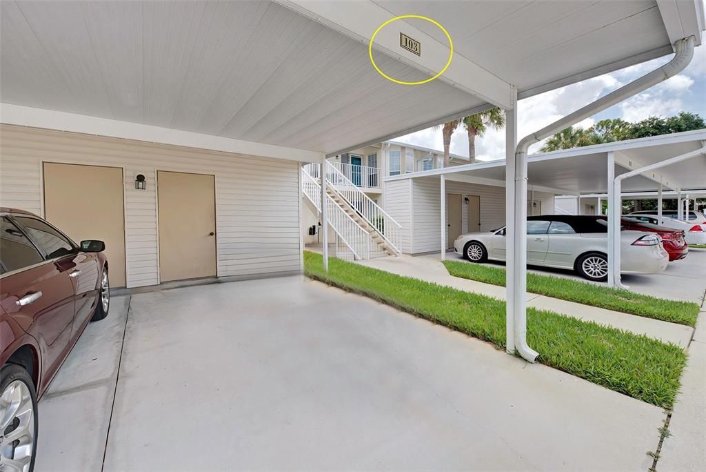 Carport and storage unit