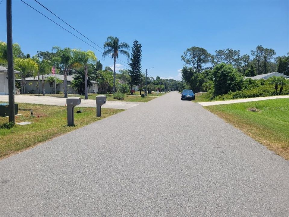 Street view looking East.