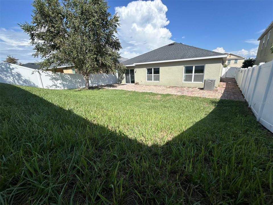 Fenced Backyard