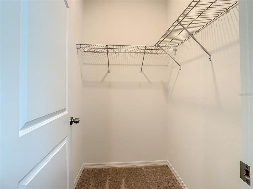 Third bedroom walk in closet