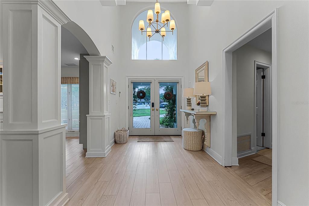 Grand foyer entryway